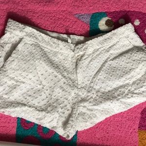 Joie eyelet shorts size 12 white